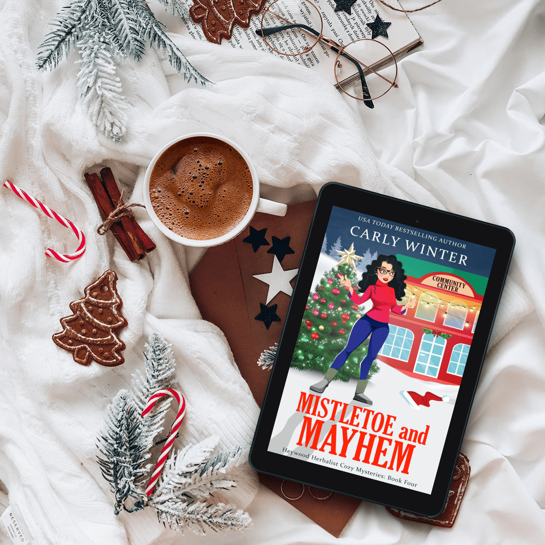 Ebook: Mistletoe and Mayhem - Book 4 in the Heywood Herbalist Cozy Mystery Series