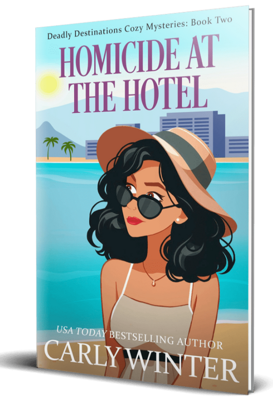 Large Print Paperback Homicide at the Hotel