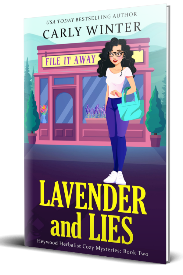 Lavender and Lies (Large Print Paperback)