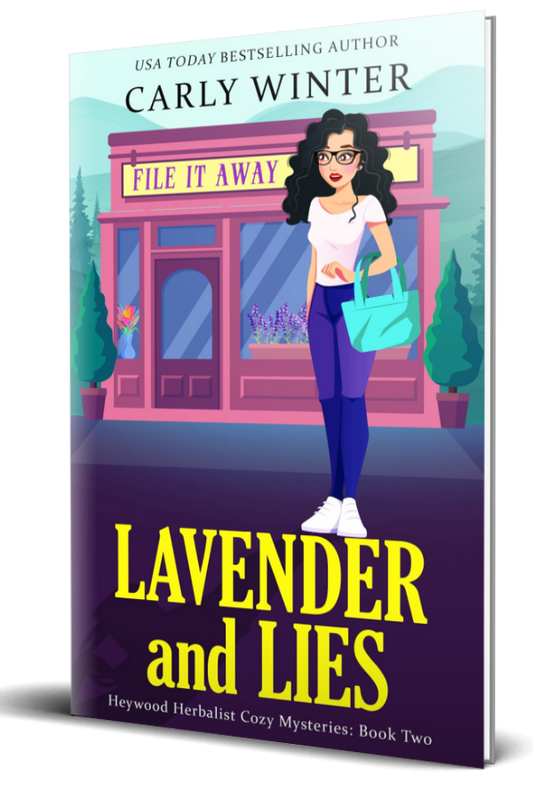 Lavender and Lies (Large Print Paperback)