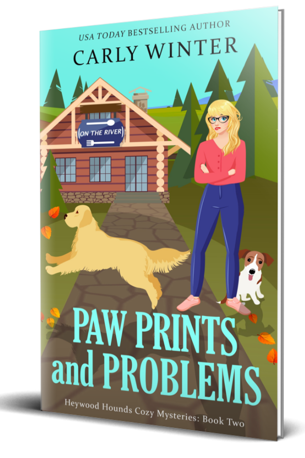 Paw Prints and Problems (Large Print Paperback)