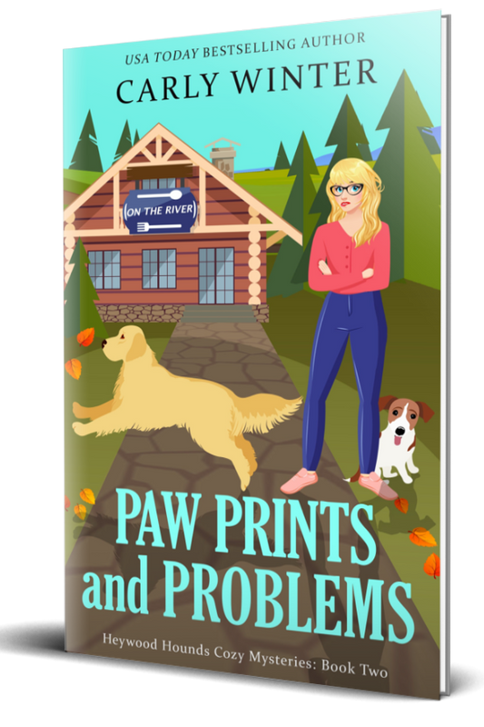 Paw Prints and Problems (Large Print Paperback)