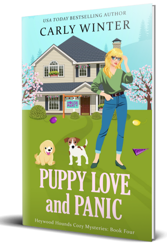 Puppy Love and Panic (Large Print Paperback)